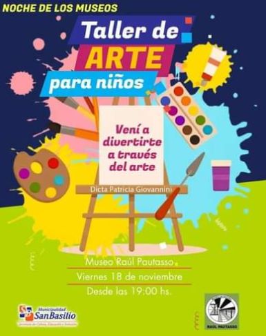 TALLER DE ARTE PARA NIÑOS