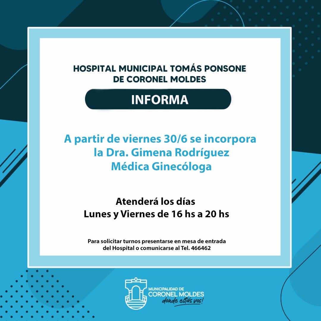 Información Importante: Hospital Municipal Tomas Ponsone - FM Samba