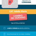 CAMBIO DE HORARIO DE CAT ADELIA MARÍA