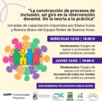 La Construcción de procesos de inclusión, un giro en la Intervención Docente. De la Teoría a la Práctica.